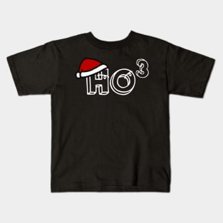 Ho Cubed Funny Christmas Ho Ho Ho Kids T-Shirt